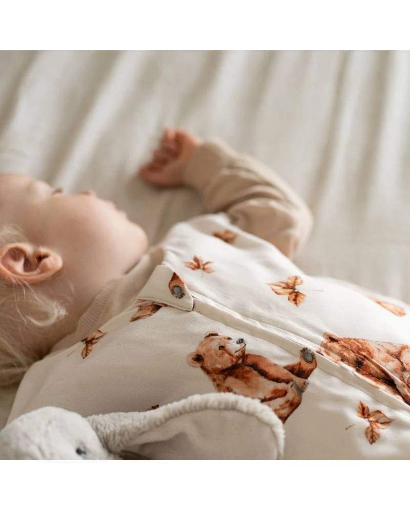 Sacco nanna bambù 0–6 mesi | Traspirante e naturale | Waldin