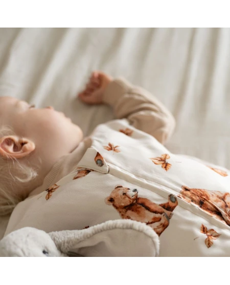 Sacco nanna bambù 0–6 mesi | Traspirante e naturale | Waldin