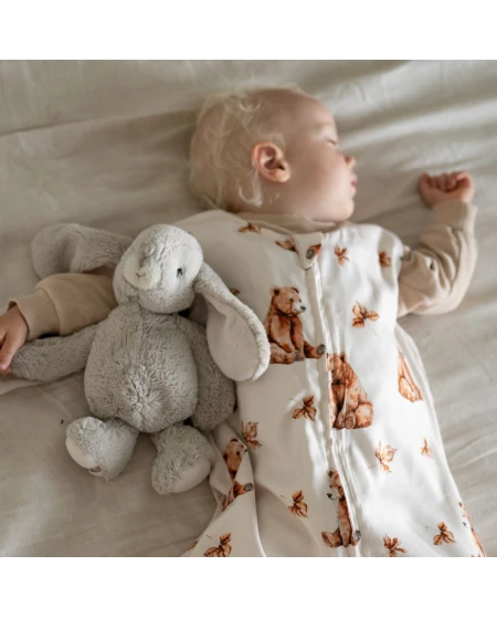 Sacco nanna bambù 0–6 mesi | Traspirante e naturale | Waldin