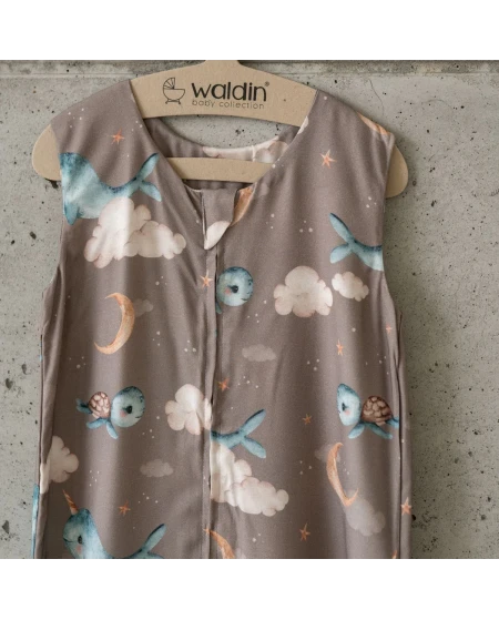 Sacco nanna bambù 0–6 mesi | Traspirante e naturale | Waldin