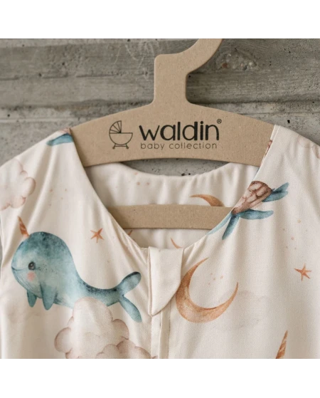 Sacco nanna bambù 0–6 mesi | Traspirante e naturale | Waldin