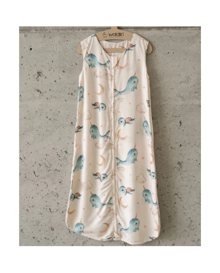 Sacco nanna bambù 0–6 mesi | Traspirante e naturale | Waldin