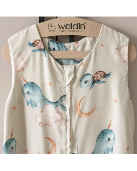 Sacco nanna bambù 0–6 mesi | Traspirante e naturale | Waldin