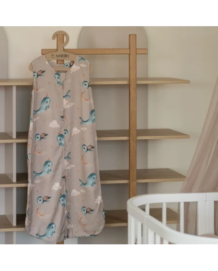 Sacco nanna bambù 6-18 mesi | Traspirante e naturale | Waldin