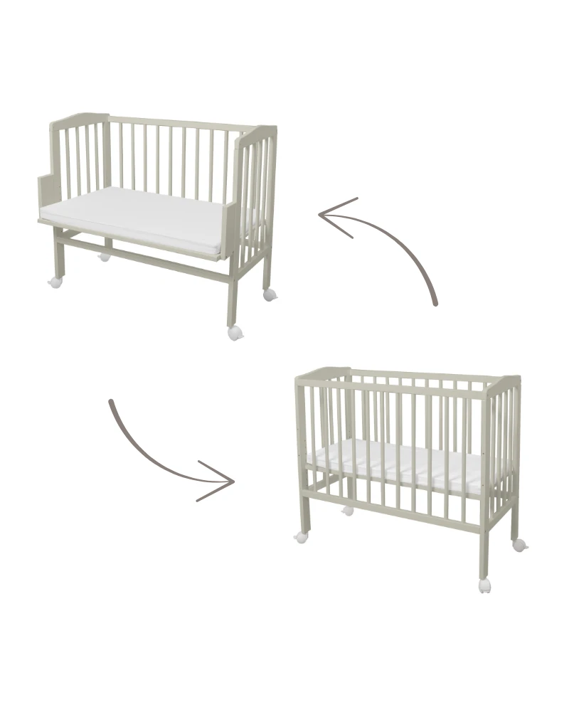 Lettino 2in1 con materasso - Olivia | Waldin Lettino 2in1 con materasso - Olivia | Waldin