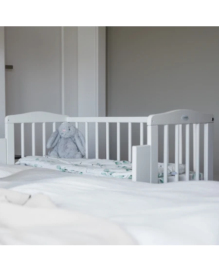 Lettino 2 in 1 con materasso - Bianco | Waldin