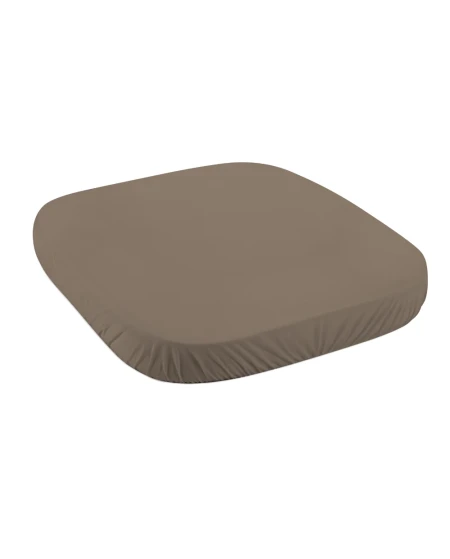 Lenzuolo con angoli in cotone biologico 73x73 cm – Taupe WALDIN