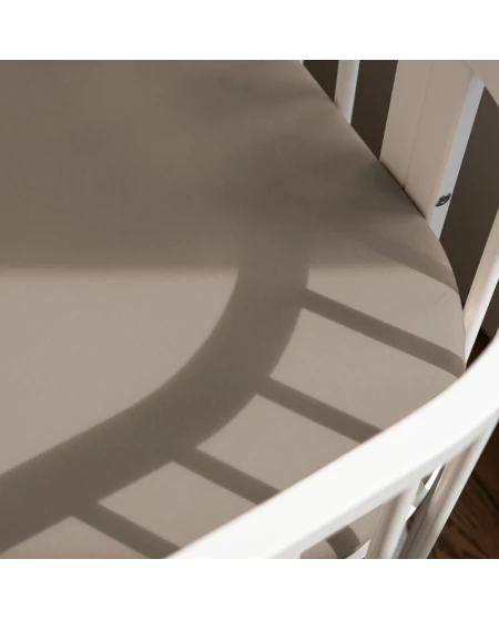 Lenzuolo con angoli in cotone biologico 73x73 cm – Taupe WALDIN