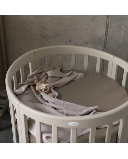 Lenzuolo con angoli in cotone biologico 73x73 cm – Ovale WALDIN