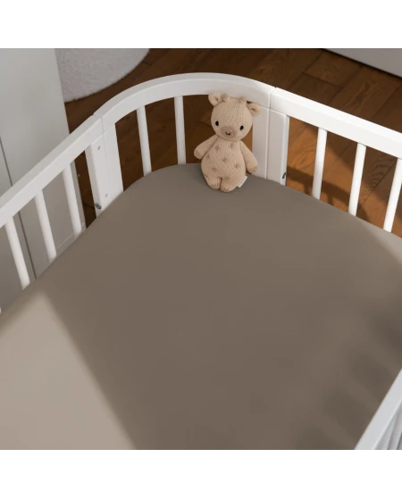 Lenzuolo con angoli in cotone 93x65 per lettino 5in1 Waldin