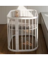 Lenzuolo con angoli in cotone 93x65 per lettino 5in1 Waldin