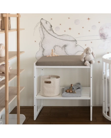 Lenzuolino per fasciatoio 70x50 cm – Taupe | Waldin