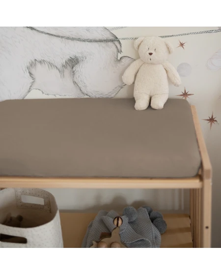 Lenzuolino per fasciatoio 70x50 cm – Taupe | Waldin