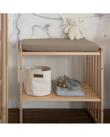 Lenzuolino per fasciatoio 70x50 cm – Taupe | Waldin