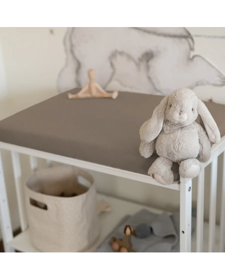 Lenzuolino per fasciatoio 70x50 cm – Taupe | Waldin