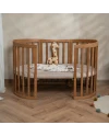 Lettino Ovale 7in1 con Materasso - Vintage | Waldin