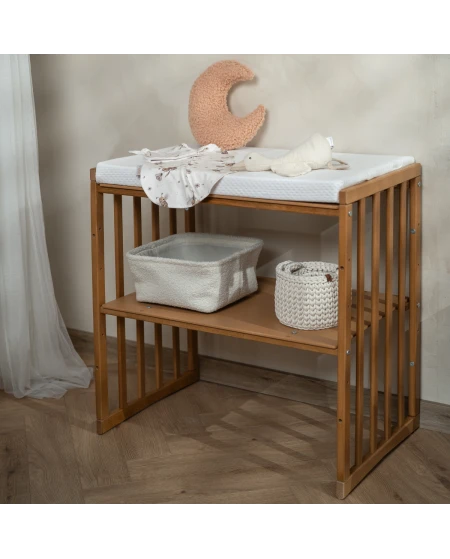 Lettino Ovale 7in1 con Materasso - Vintage | Waldin