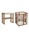 Lettino 7in1 con materasso - Vintage | Waldin