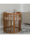 Lettino Ovale 7in1 con Materasso - Vintage | Waldin