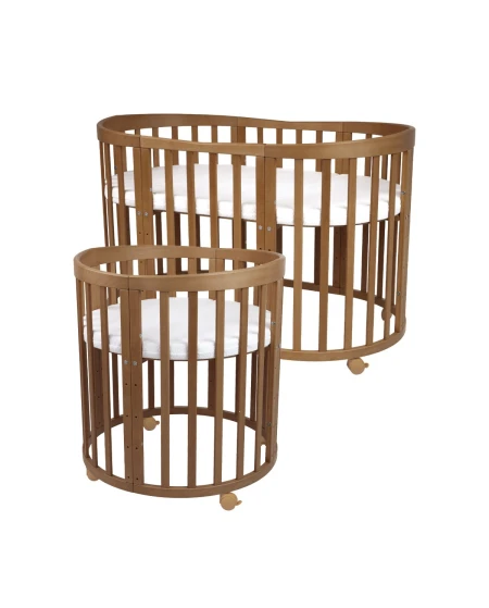 Lettino Ovale 7in1 con Materasso - Vintage | Waldin