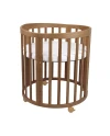 Lettino Ovale 7in1 con Materasso - Vintage | Waldin