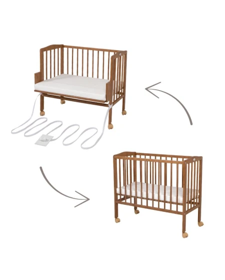 Lettino 2in1 con materasso - Vintage | Waldin