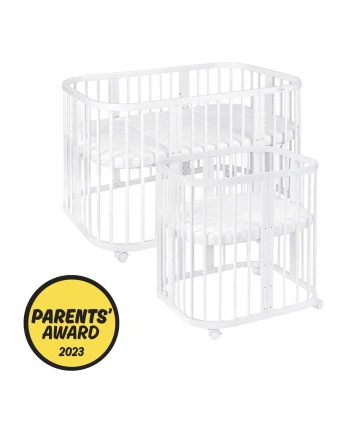 Lettino 7 in 1 con materasso Bianco | Waldin