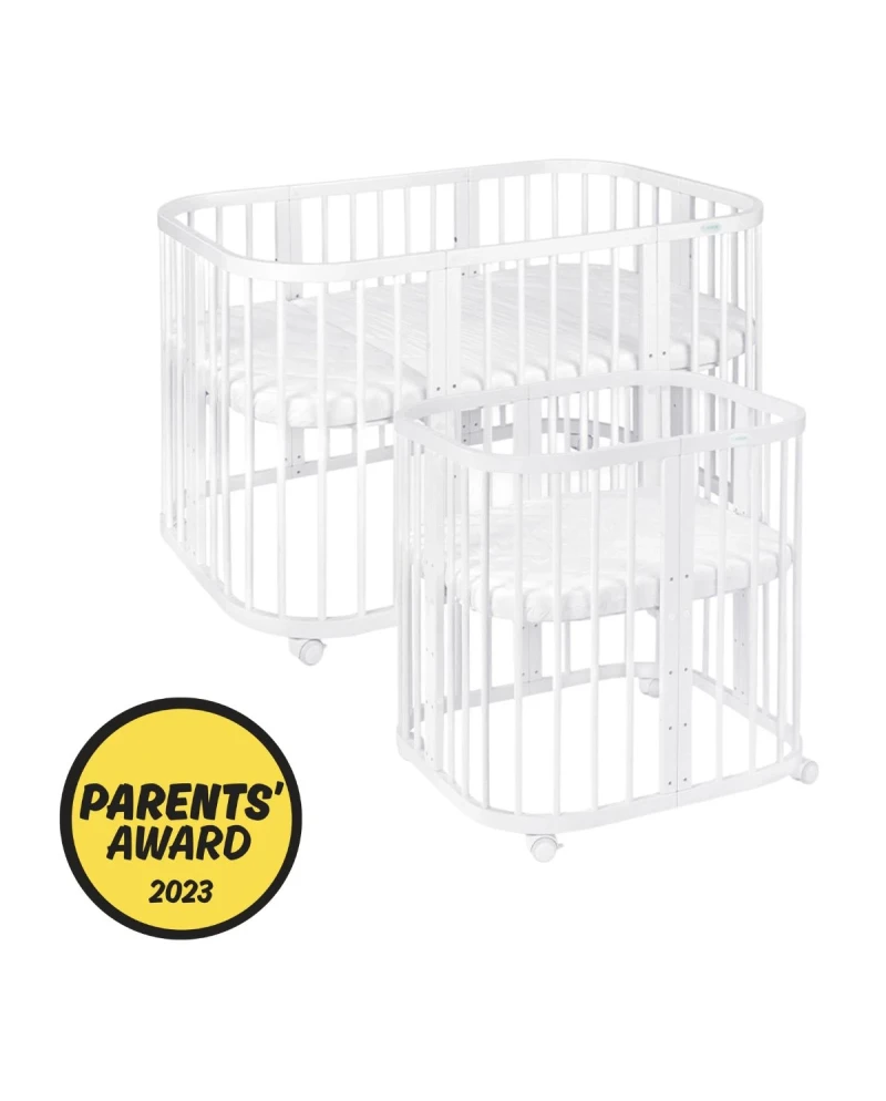 Lettino 7 in 1 con materasso Bianco | Waldin Lettino 7 in 1 con materasso Bianco | Waldin