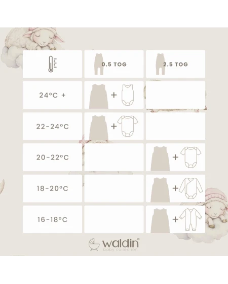 Sacchi nanna con gambe 1-2 anni - Lullaby | Waldin