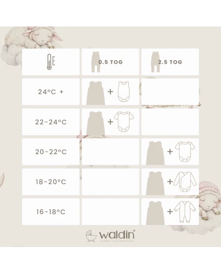 Sacchi nanna con gambe 3-4 anni - Lullaby| Waldin