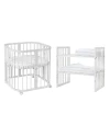 Lettino 7 in 1 con materasso Bianco | Waldin